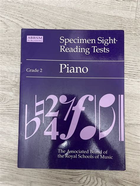 Abrsm Piano Specimen Sight Reading Test Carousell