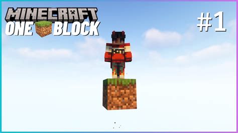 Survivre Sur Un Seul Bloc Minecraft One Block [ 1] Youtube