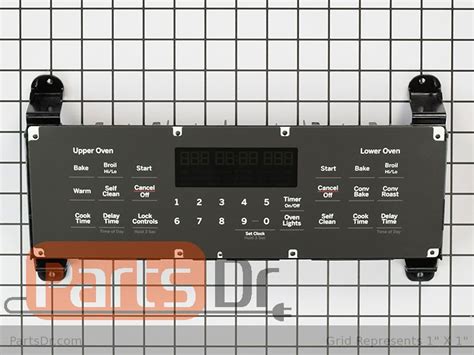 WB27X33137 GE Oven Control Board And Overlay Parts Dr