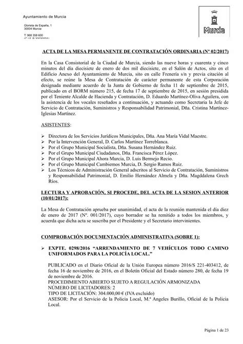 PDF ACTA DE LA MESA PERMANENTE DE CONTRATACIÓN DOKUMEN TIPS