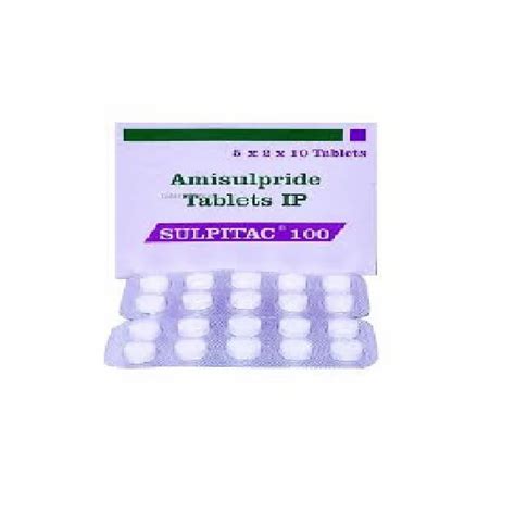 Sulpitac 100 Mg Tablets At 178 Stripe Nervous System Medicines In