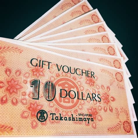 Takashimaya Vouchers Worth Tickets Vouchers Vouchers On Carousell