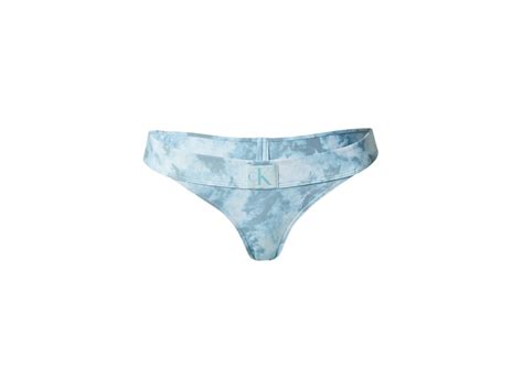 Calvin Klein Swimwear Bikini Donji Dio Plava Bijela Jeftinije Hr