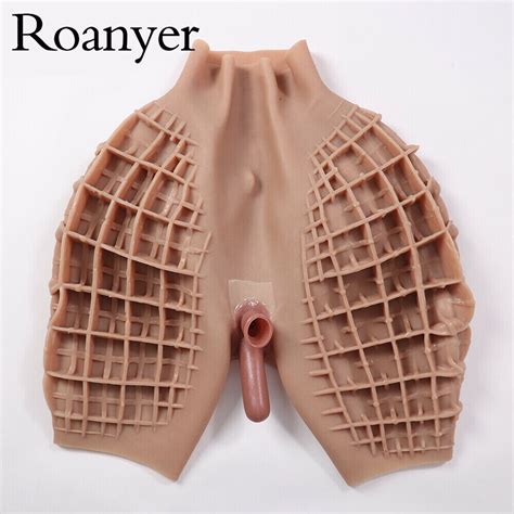 Roanyer Silicone Enhancing Hip Butt Crossdresser Fake Vagina Pant