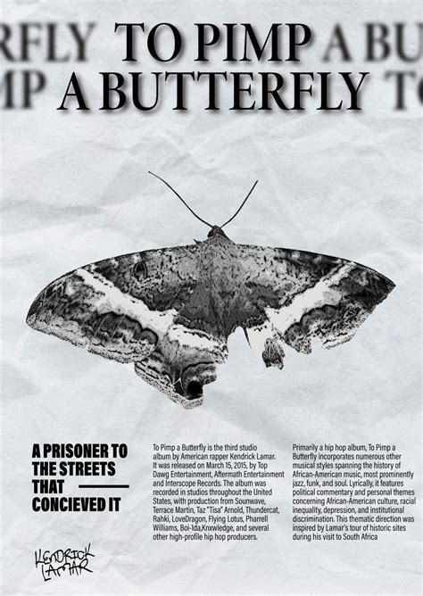 TO PIMP A BUTTERFLY | Poster By CACTUSPOSTERS