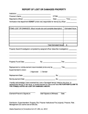 Lost And Found Form Pdf - Fill Online, Printable, Fillable, Blank ...