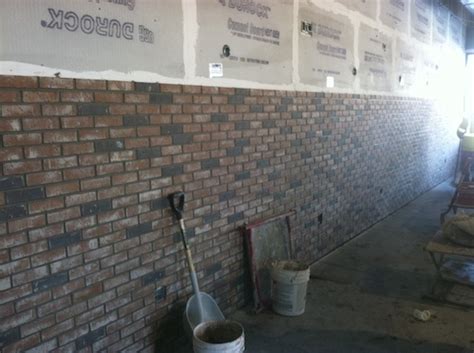 Chicago Illinois Thin Brick Veneer Installation with Masonry Stain ...