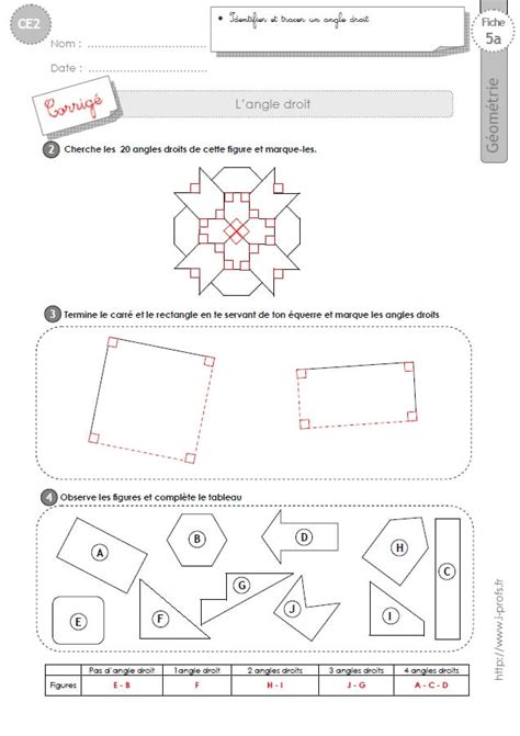 Exercices Ce Angles Droits