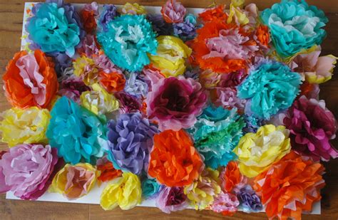 Tissue Paper Flowers