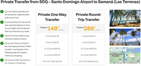 Book Transfer From SDQ Santo Domingo Airport To Samana Las Terrenas