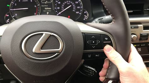 Setting Clock In Multi Informational Display Of Lexus Es Or Rx Youtube