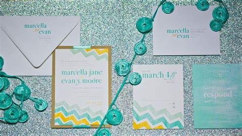 Teal, Yellow & Grey Wedding Inspiration | Yellow wedding inspiration ...