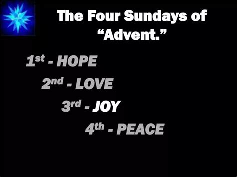 Ppt The Four Sundays Of Advent” Powerpoint Presentation Free