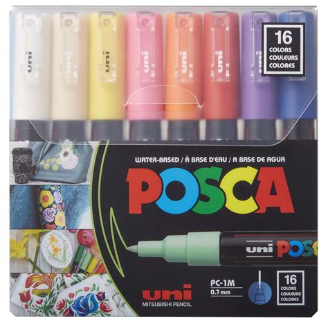 Posca Color Paint Marker Set Pc M Extra Fine