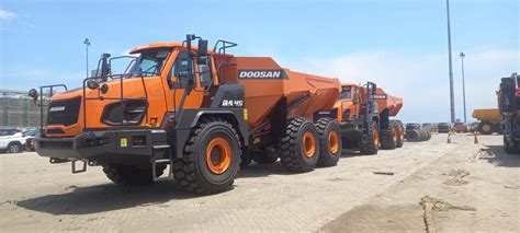 Import Articulated Dump Truck Doosan DA45 PT Solusi Express Logistics