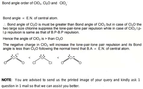 Compare bond angle of OSF4,CH2SF4,SF4 OCl2,O2Cl,OCl2 (popular one) Explain the reasons considered