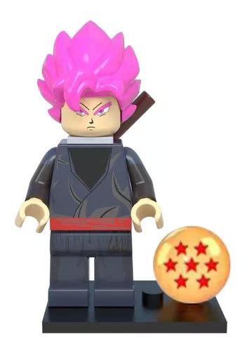 Boneco Blocos De Montar Black Goku Cabelo Rosa Dragon Ball Mercadolivre