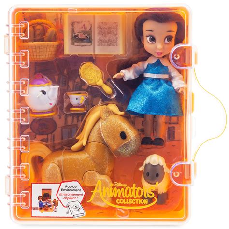 Disney Animators Collection Mini Doll Pop Up Play Set Belle