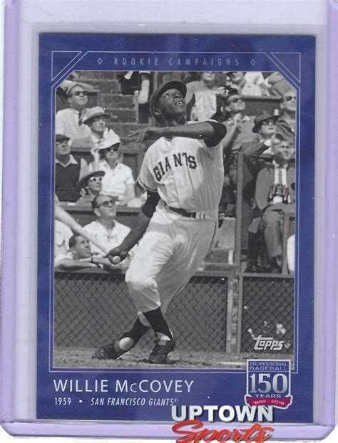 2019 Topps 150 Years Of Baseball 9 Willie McCovey San Francisco Giants