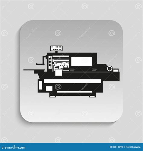 Equipamento Industrial M Quina Engrena O Cone Ilustra O Do Vetor