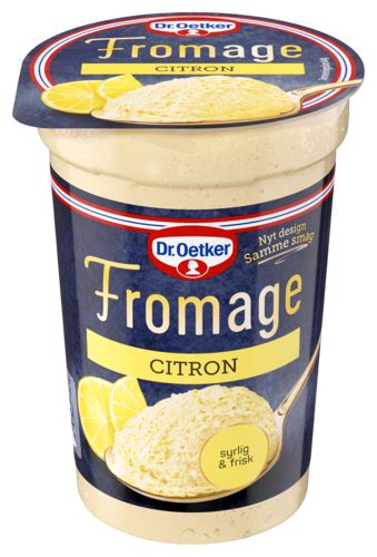 Citronfromage på køl Desserter på køl Dr Oetker