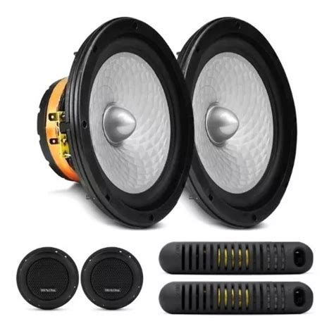 Kit Vias Bravox Pol Cs D Rms Mid Bass Tweeter Par Venda Em