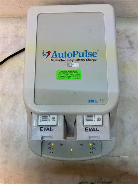 Zoll Autopulse Multi Chemistry Battery Charger W Batteries Power