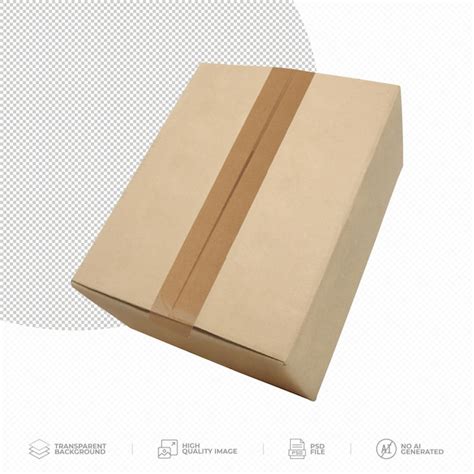 Premium Psd Flying Cardboard Boxes On Transparent Background