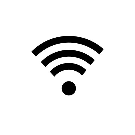 Wifi Icon Isolated White Background 6309497 Vector Art At Vecteezy