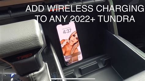 Toyota Tundra Wireless Charging Added For Youtube