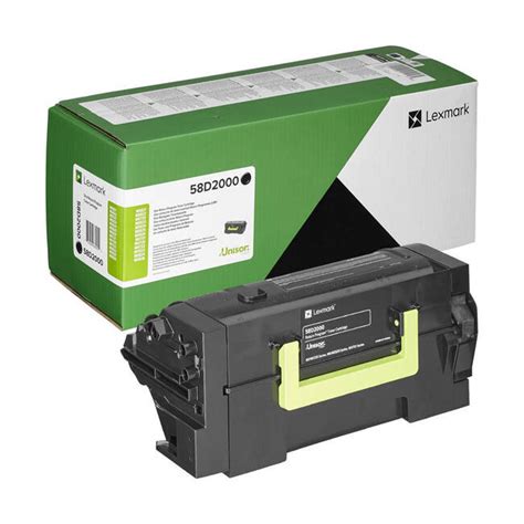 Lexmark 58D2000 Black Original Return Program Toner Cartridge