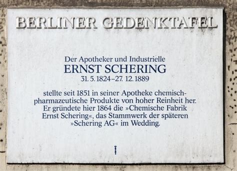 Gedenktafeln In Berlin Ernst Schering