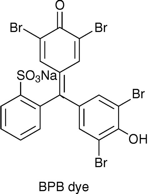 Structure Of Bromophenol Blue Download Scientific Diagram