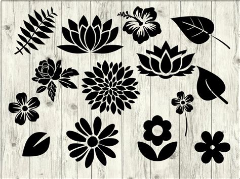 Free 175 Flower Bundle Svg SVG PNG EPS DXF File