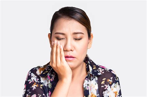 Asian Woman Suffering From Toothache Stock Photo Download Image Now