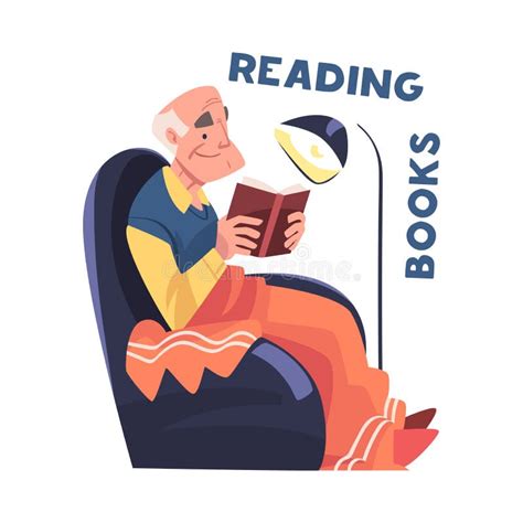 Alzheimer Prevention With Elderly Man Sitting In Armchair And Reading