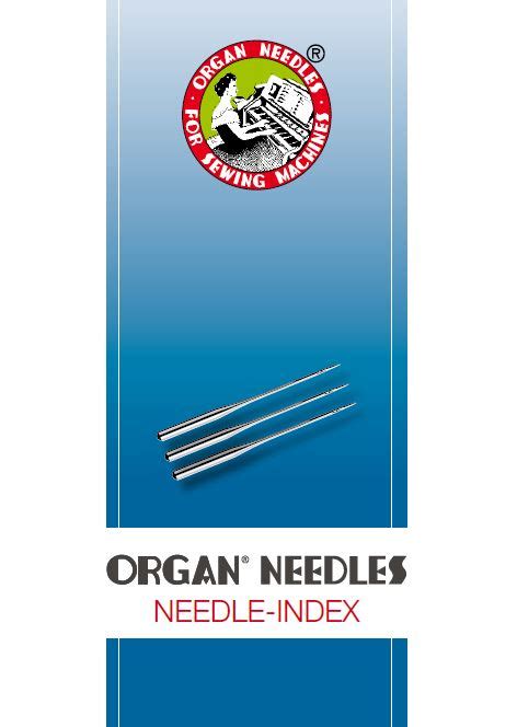 Pdf Organ Needle Chart