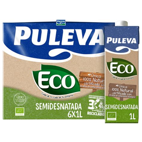 Leche Entera De Vacas Con Alimentaci N Ecol Gica Puleva Eco L