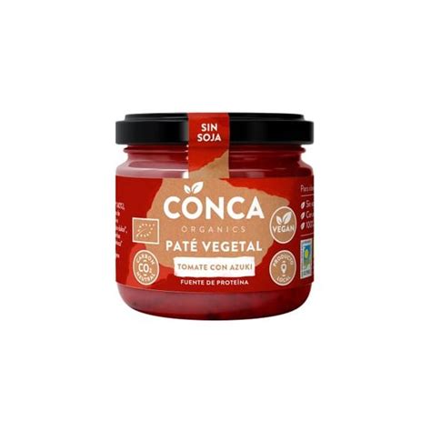 Conca Organics Pat Vegetal Tomate Azuki Bio G Kuantokusta