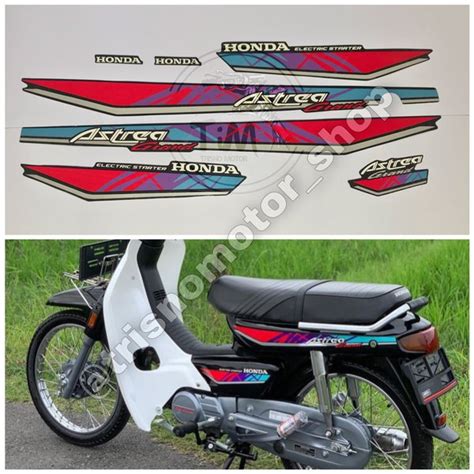 Jual Striping Sticker Body Motor Honda Astrea Grand Bulus Lis Les Grand