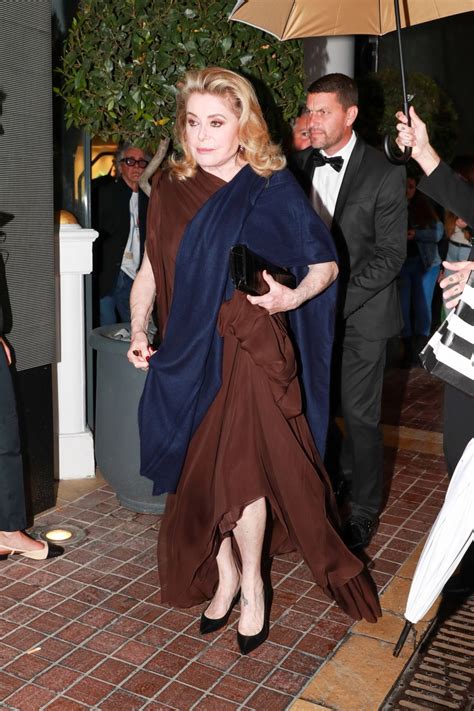 Catherine Deneuve - Leaving the Majestic Hotel in Cannes 05/17/2023 ...