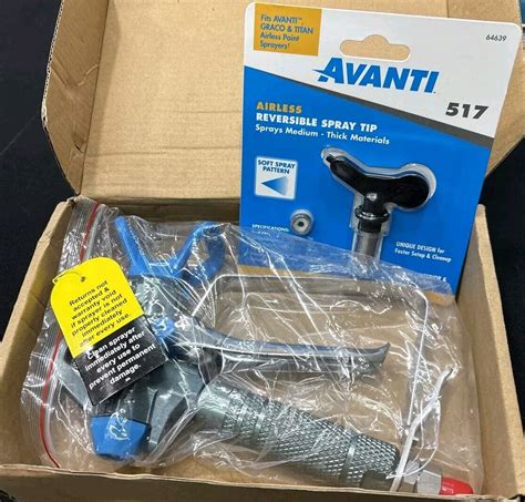 Avanti Airless Paint Spray Gun W Built In Hose Swivel New 193175431288 Ebay