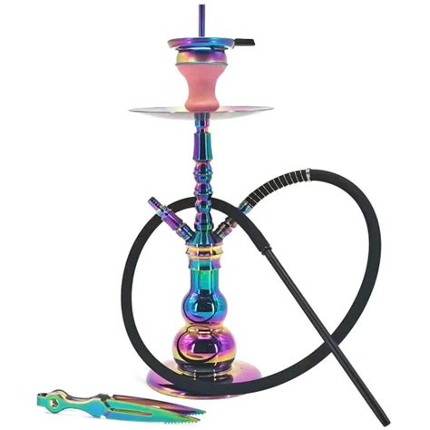 Wholesale High Quality Medium Hookah With Stainless Steel Rod And Pink