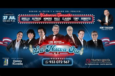 Show Peruano Reyes De La Nueva Ola Anuncian Reencuentro Por Fiestas