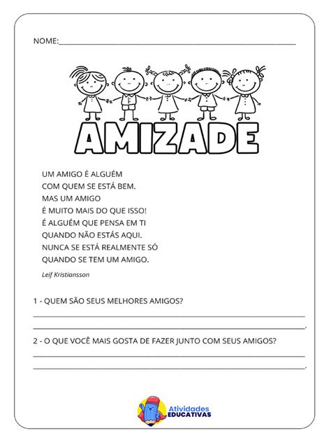 Ensino Religioso - Amizade | PDF