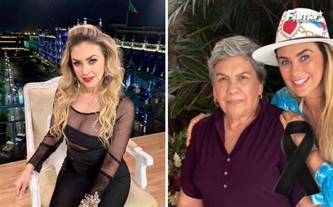 Aracely Arámbula está de luto tras la muerte de su madre Fama