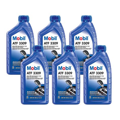 Mobil 3309 Automatic Transmission Fluid 1 Quart Case Of 6