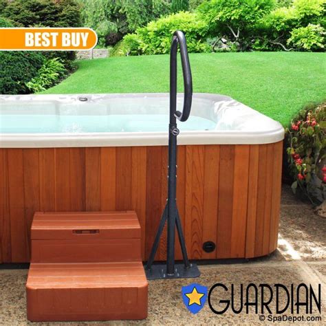 Guardian Hot Tub Handrail Spa Safety Rail Oo Hot Tub Patio Hot Tub Accessories Hot Tub Deck