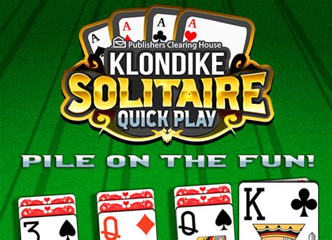 Klondike Solitaire Quick Play From PCHgames | Free solitaire | PCH.com