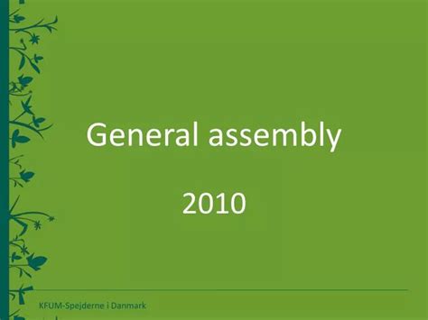 Ppt General Assembly Powerpoint Presentation Free Download Id2855474